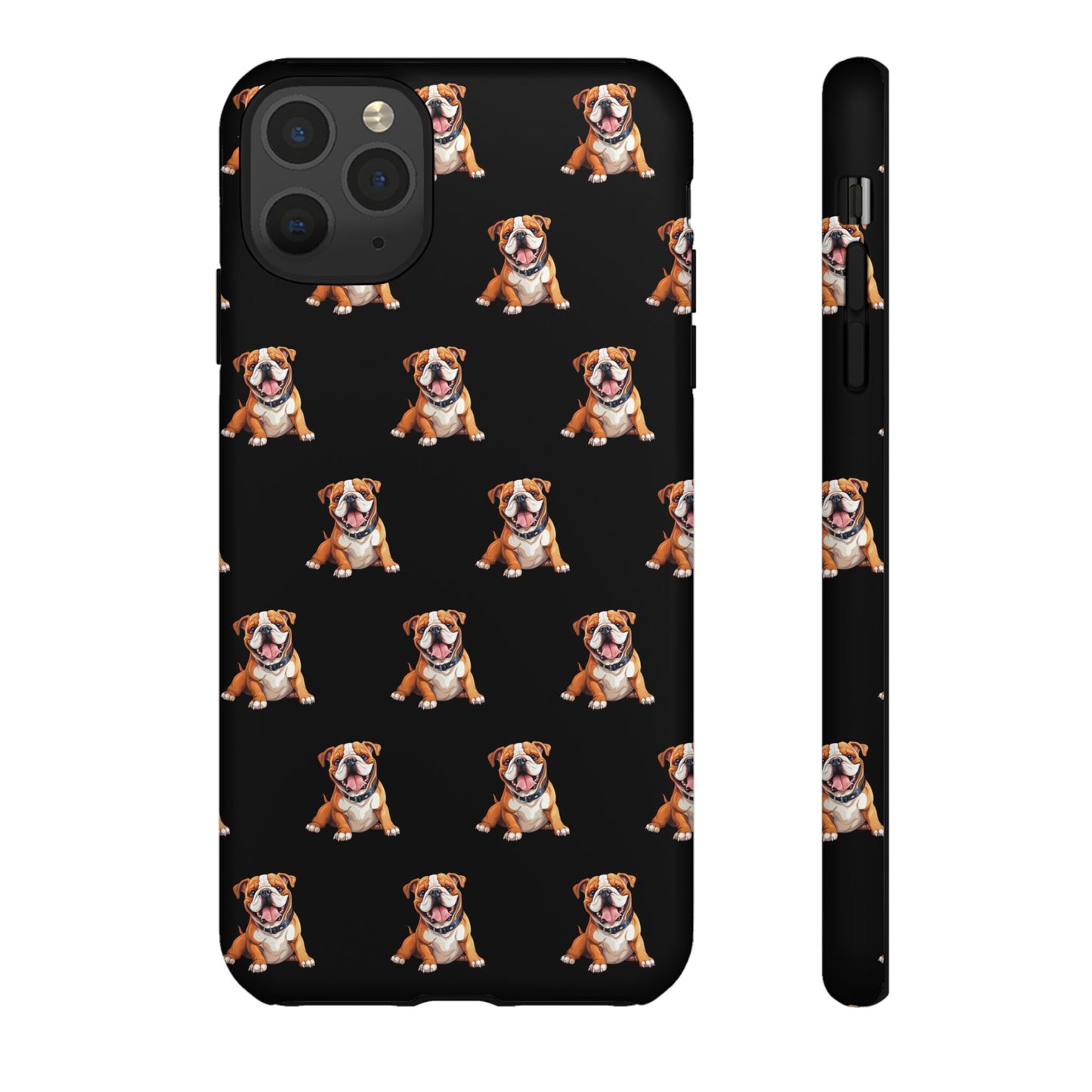 Bulldog Phone Case Black