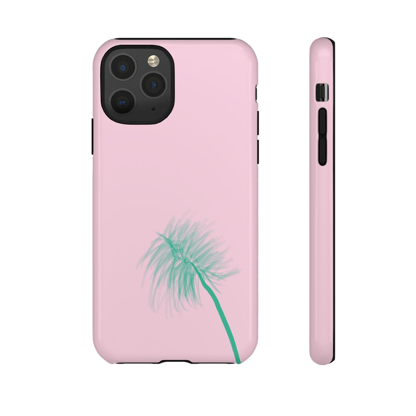 Dandelion Blowball Phone Case Pink