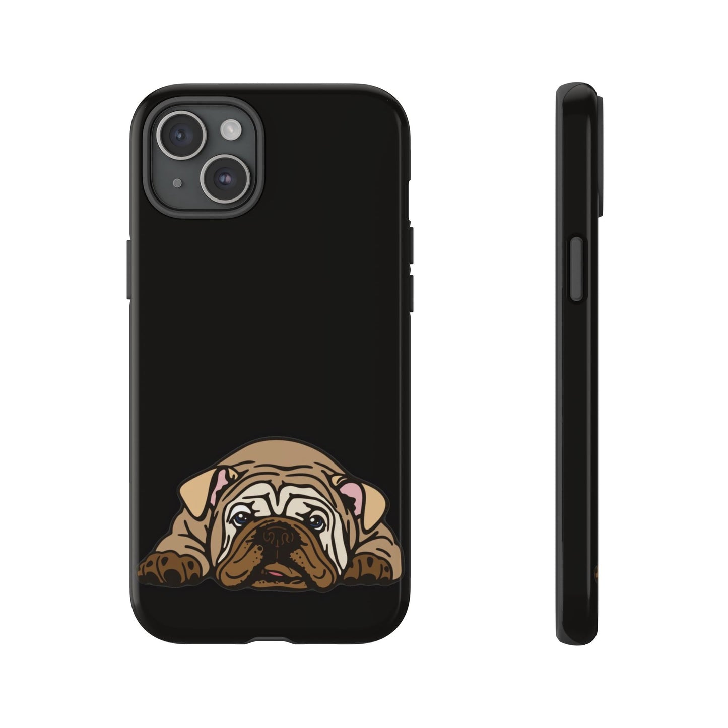 Bulldog Phone Case Black