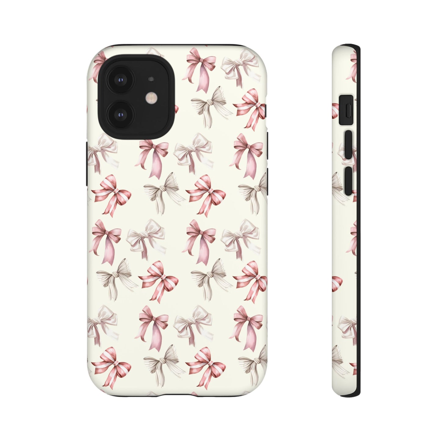 Bow Phone Case Cream