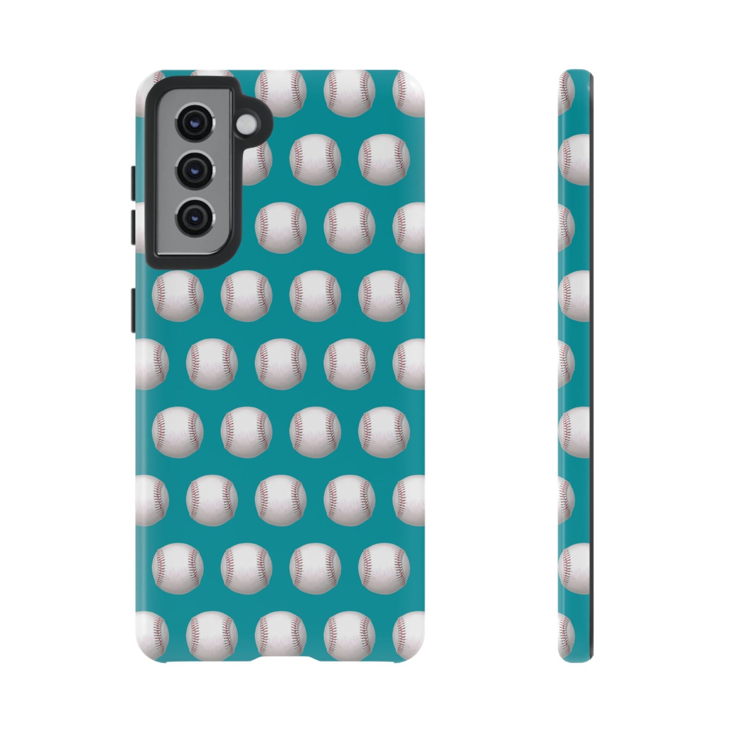 Baseball Phone Case Teal