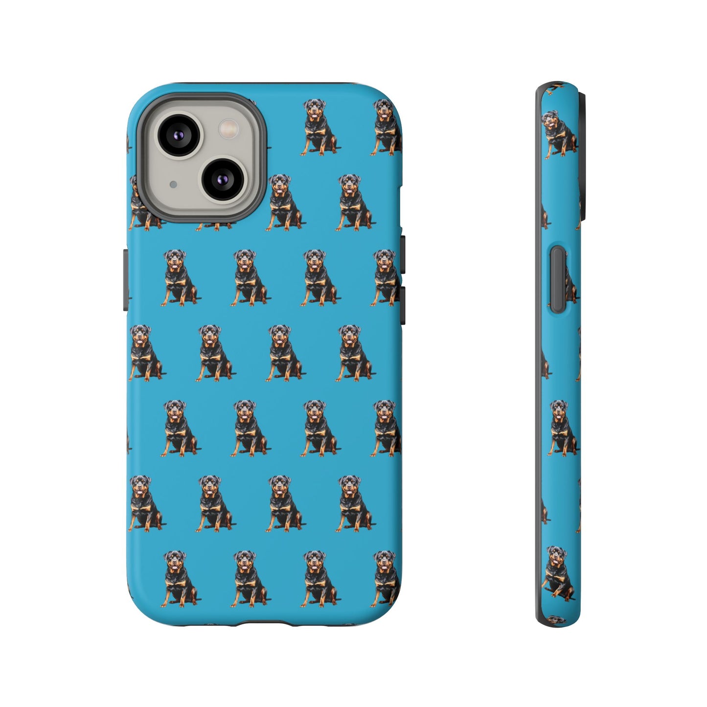 Rottweiler Phone Case Turquoise