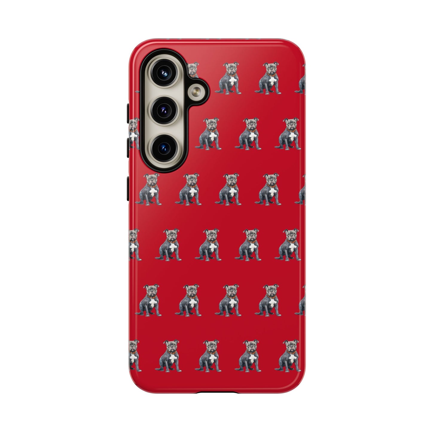 Pitbull Phone Case Red