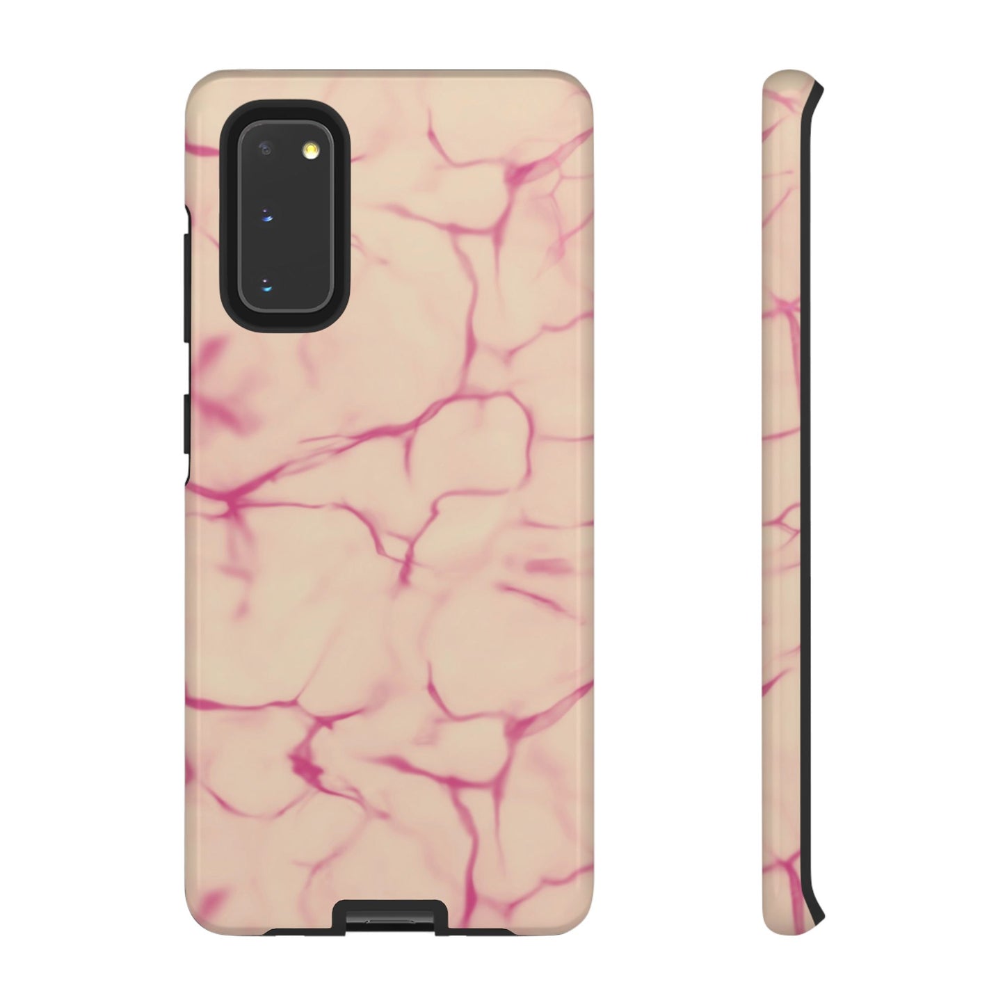 Marble Phone Case Cream Pink