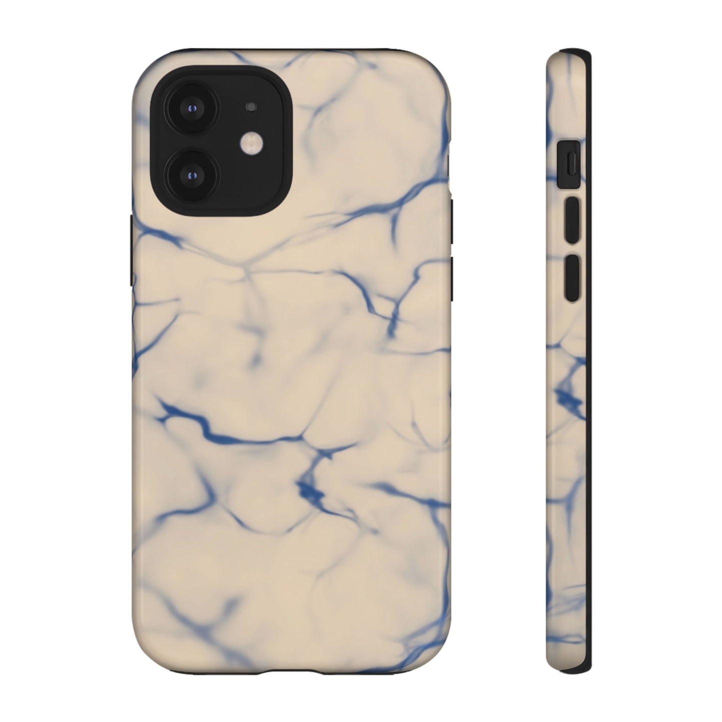 Marble Phone Case Cream Blue