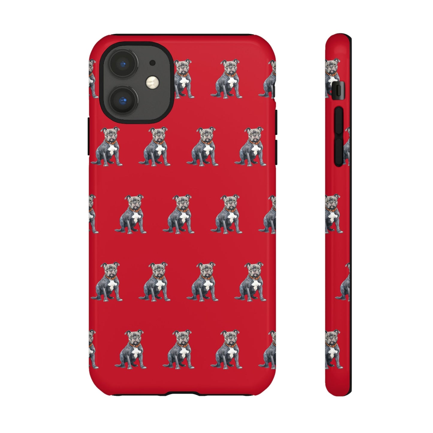 Pitbull Phone Case Red