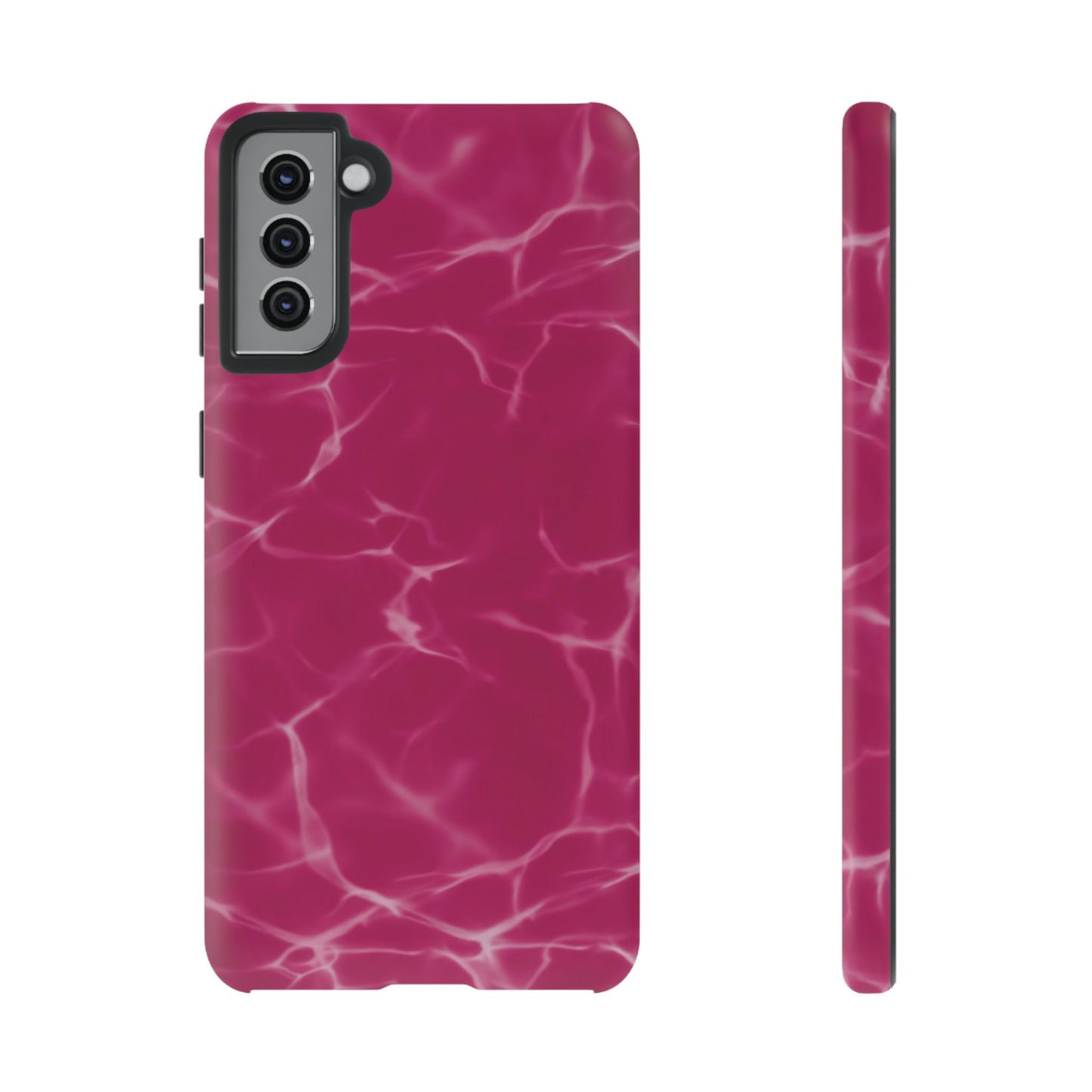 Marble Print Phone Case Berry