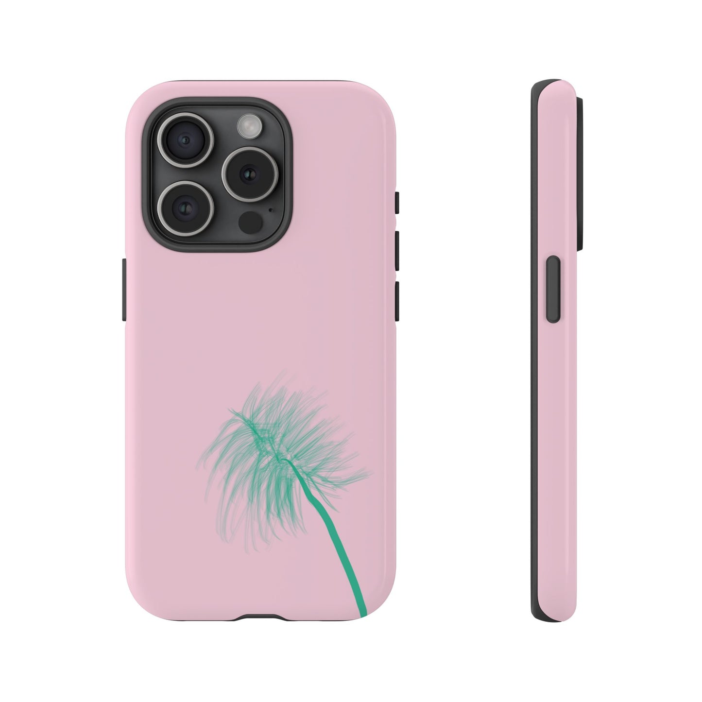 Dandelion Blowball Phone Case Pink