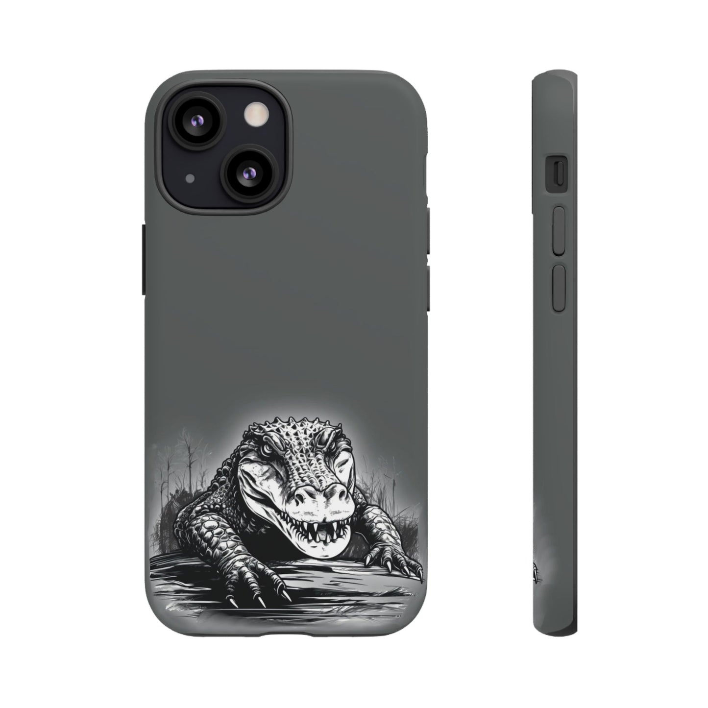 Gator Phone Case Gray