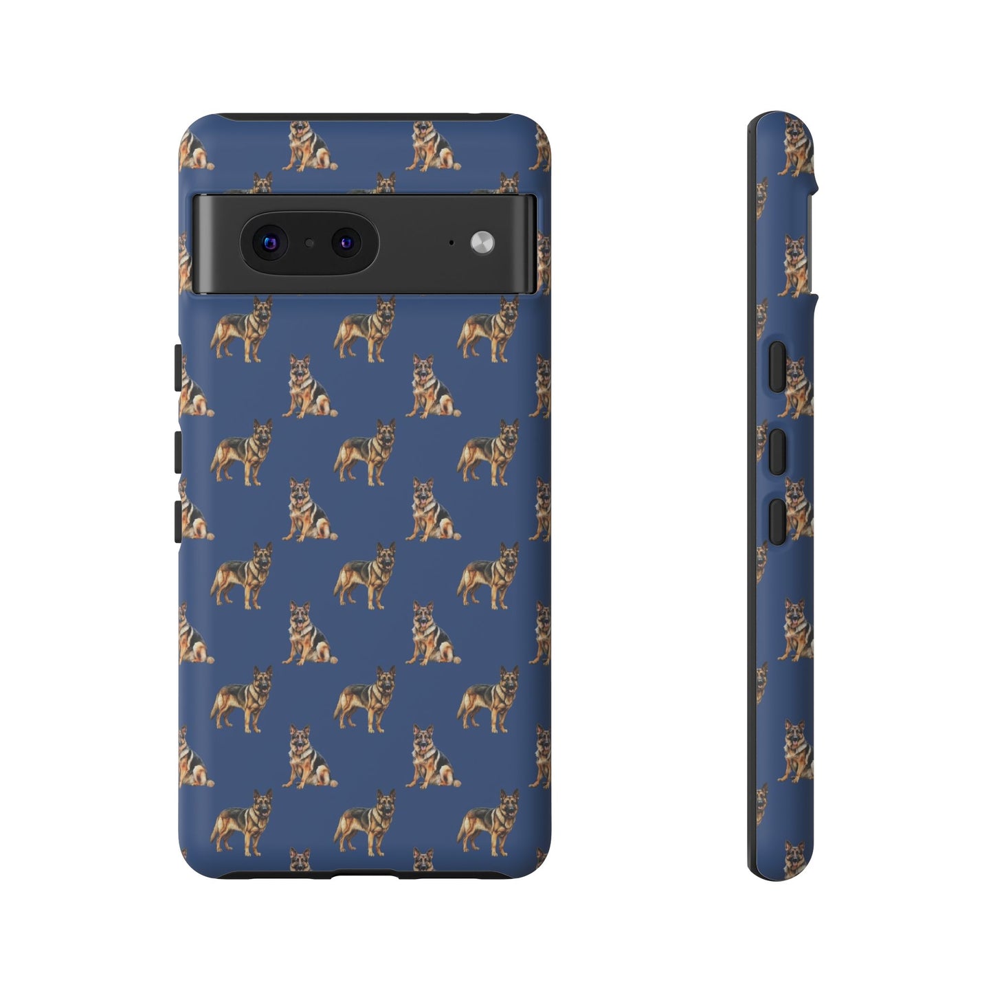 German Shepherd Phone Case Blue