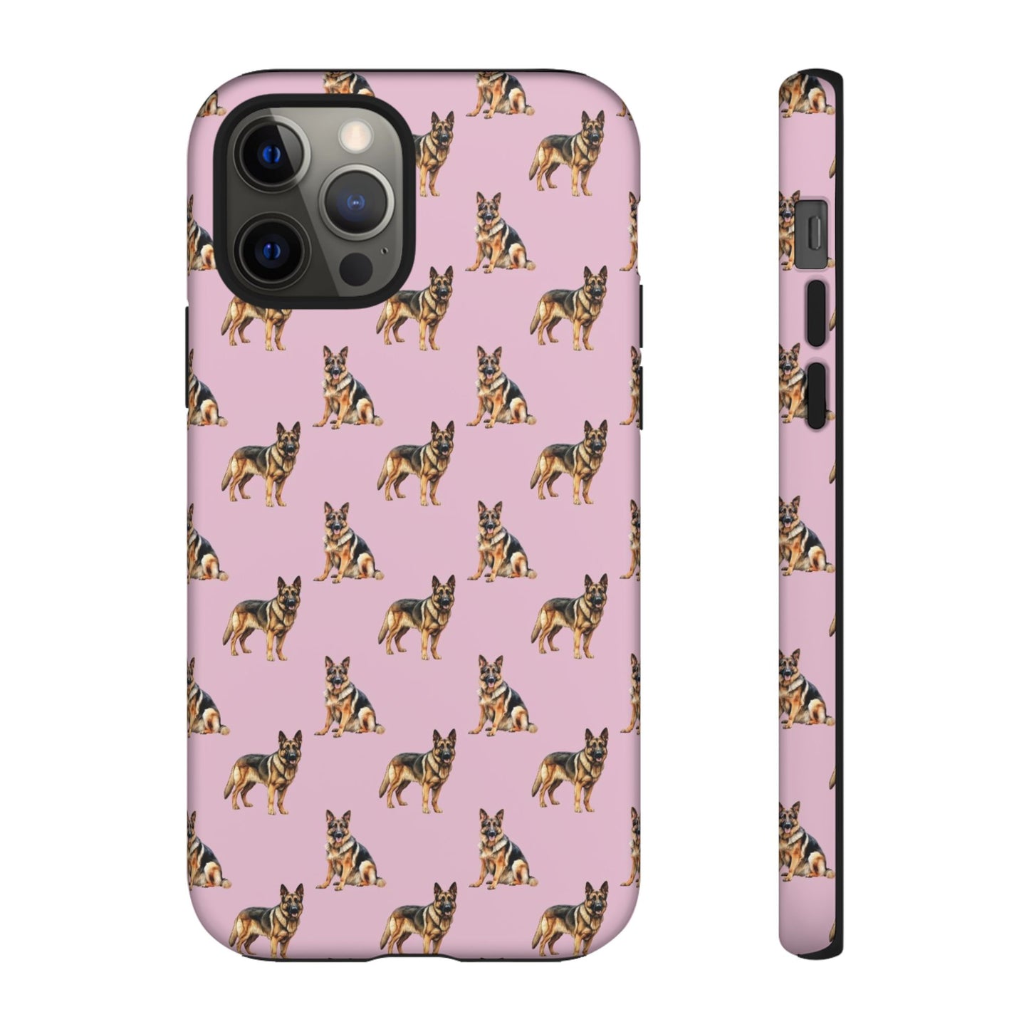 German Shepherd Phone Case Pink