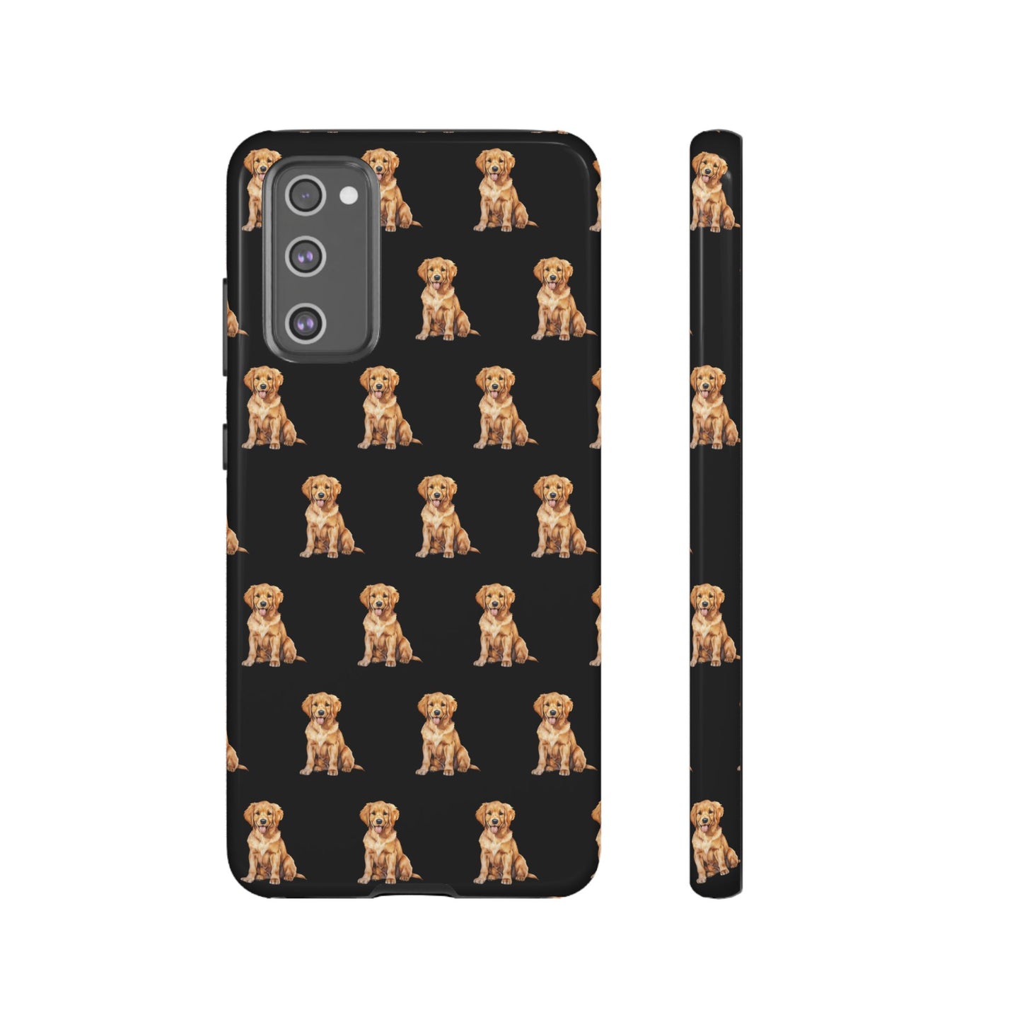 Golden Retriever Phone Case Black