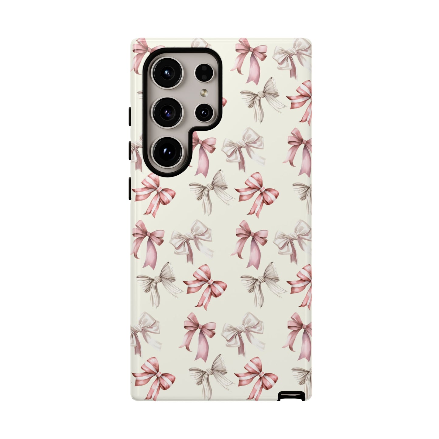 Bow Phone Case Cream