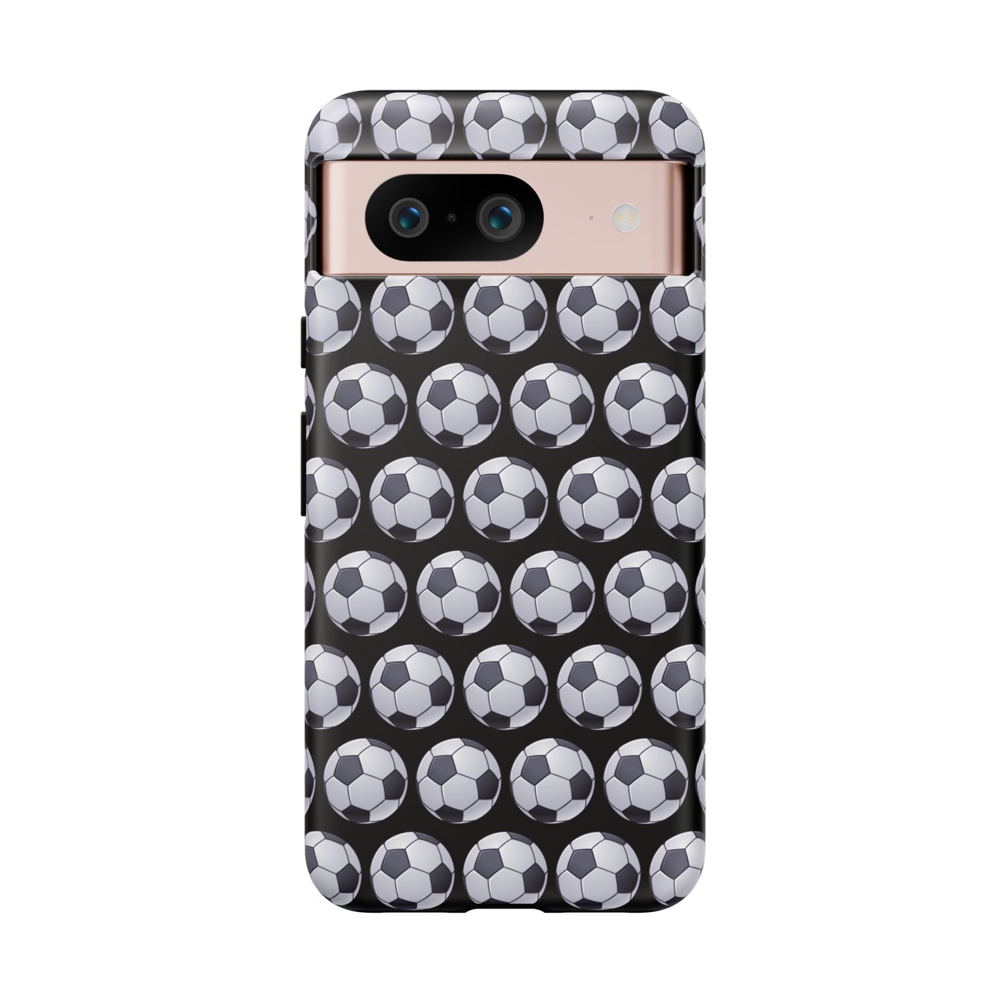 Soccer Ball Phone Case Black