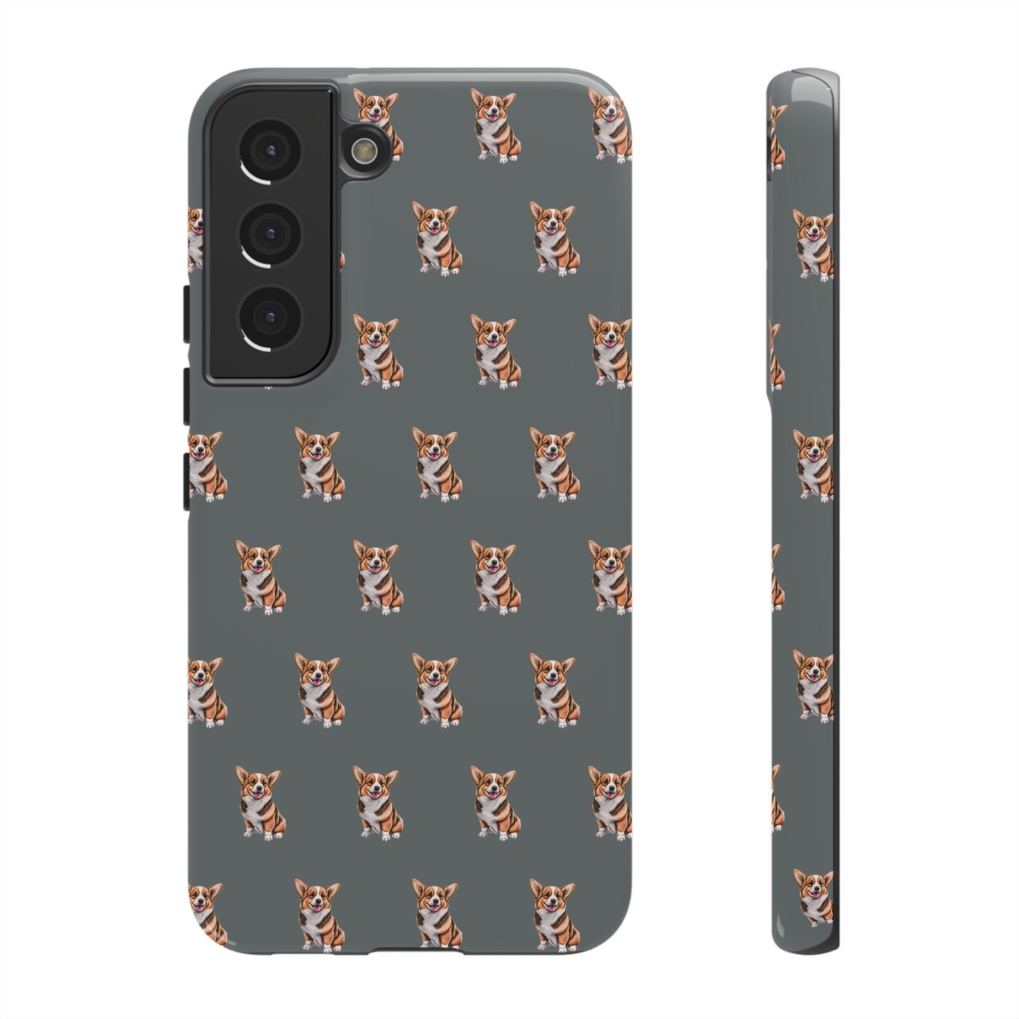 Corgi Phone Case Gray