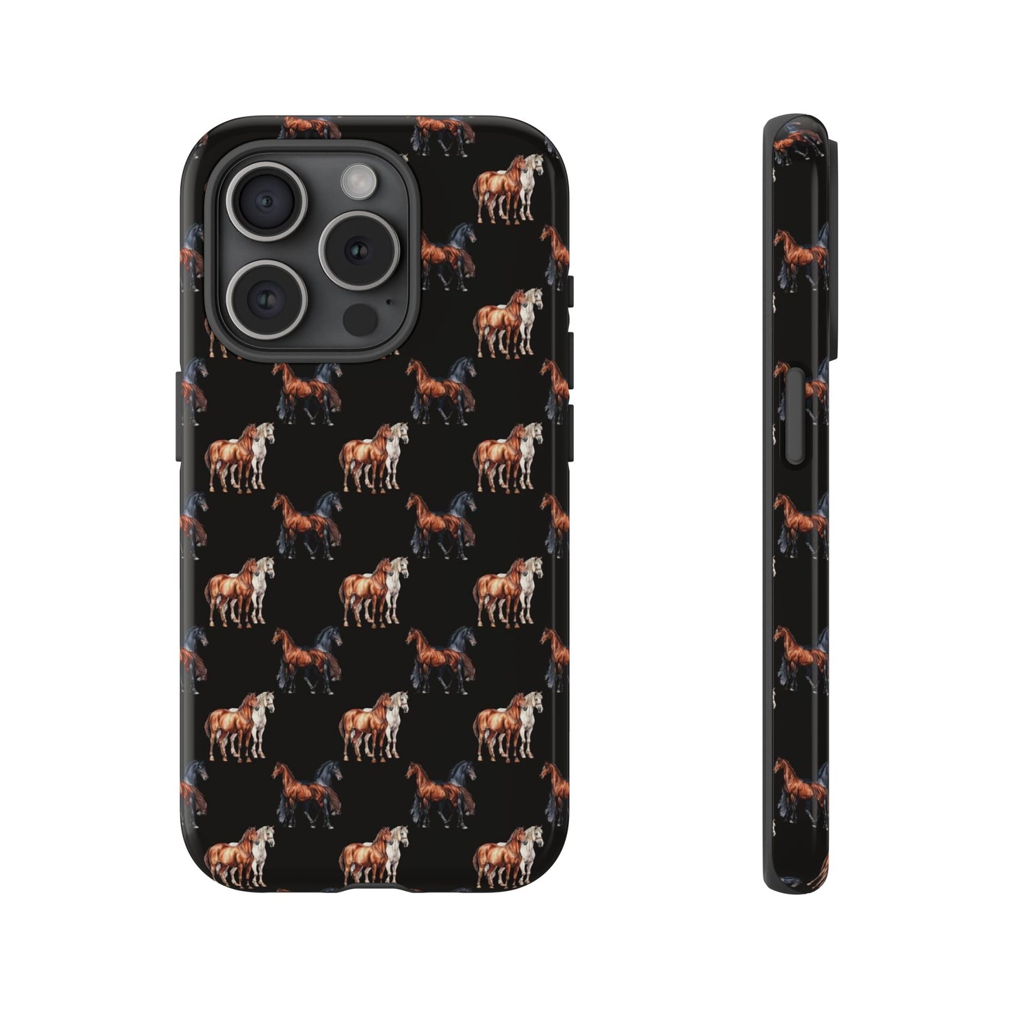 Horse Phone Case Black