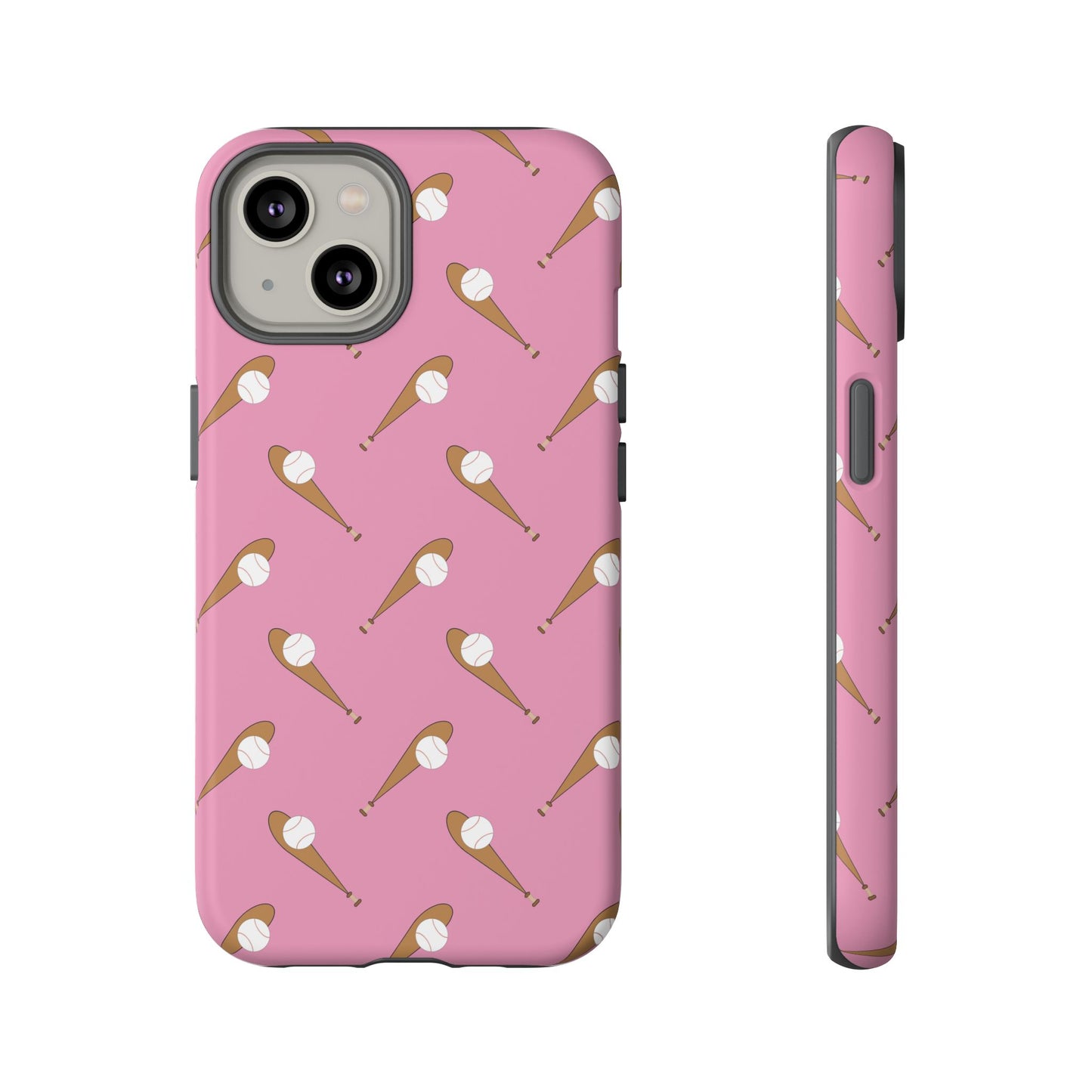 Baseball Phone Case Pink