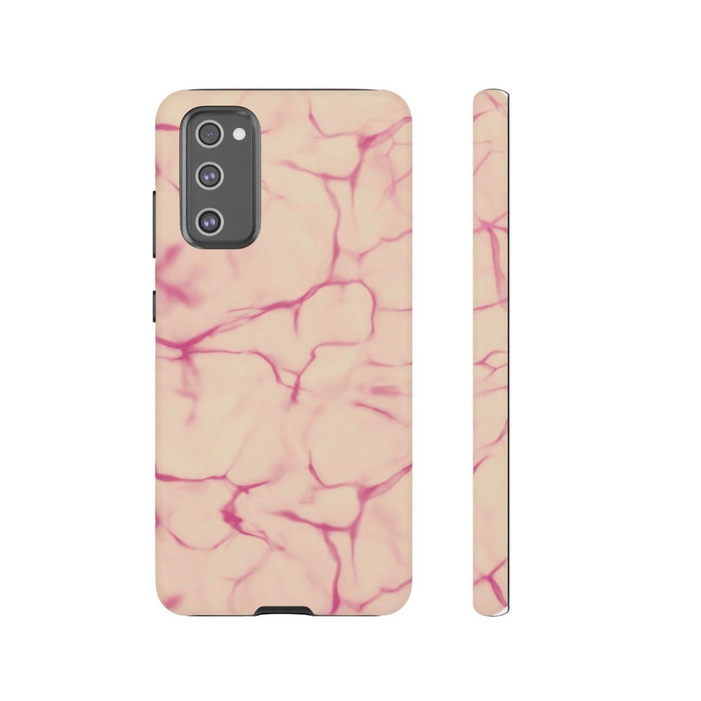 Marble Phone Case Cream Pink