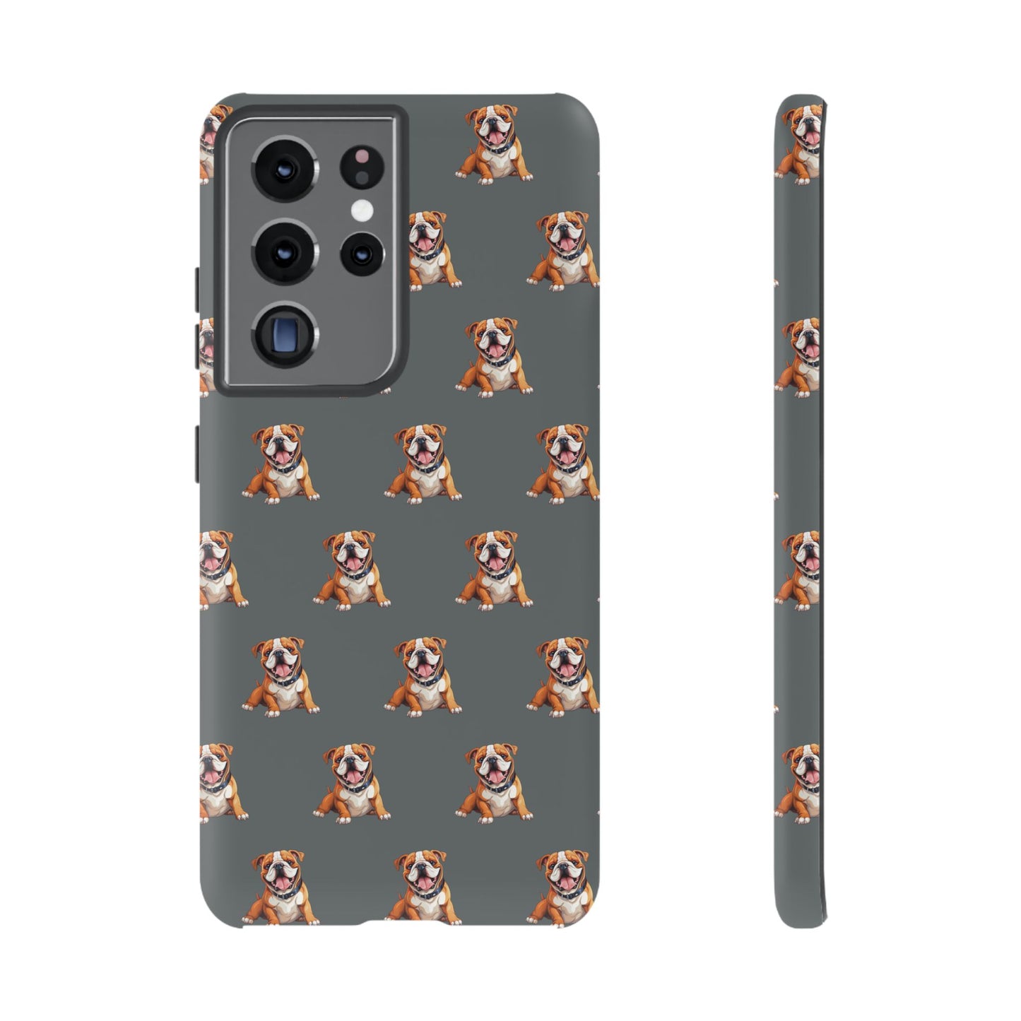 Bulldog Phone Case Gray