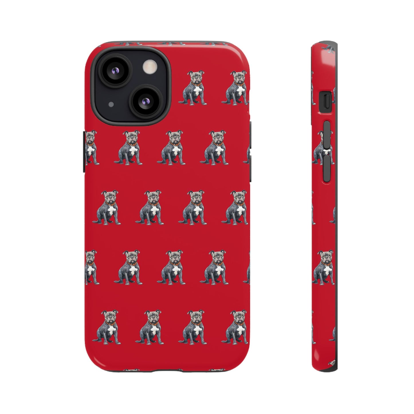 Pitbull Phone Case Red