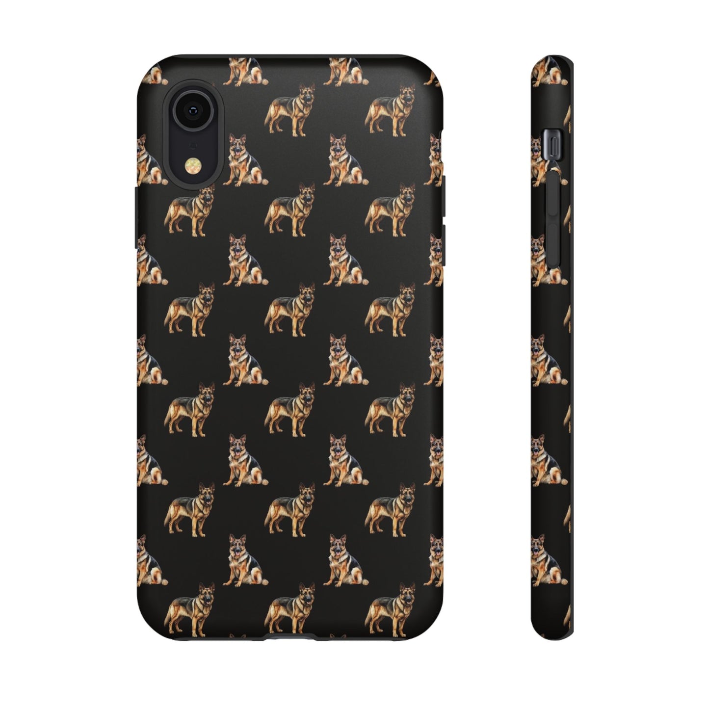 German Shepherd Phone Case Black