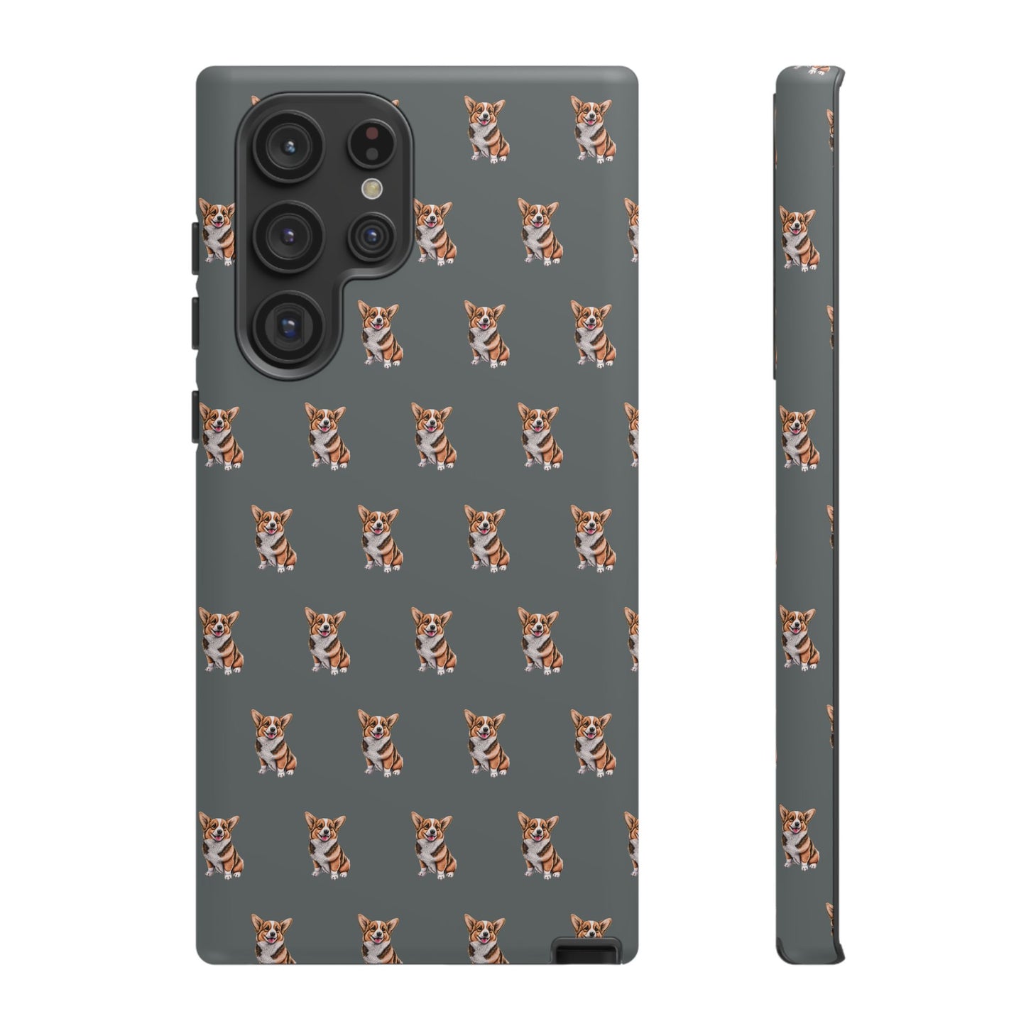 Corgi Phone Case Gray