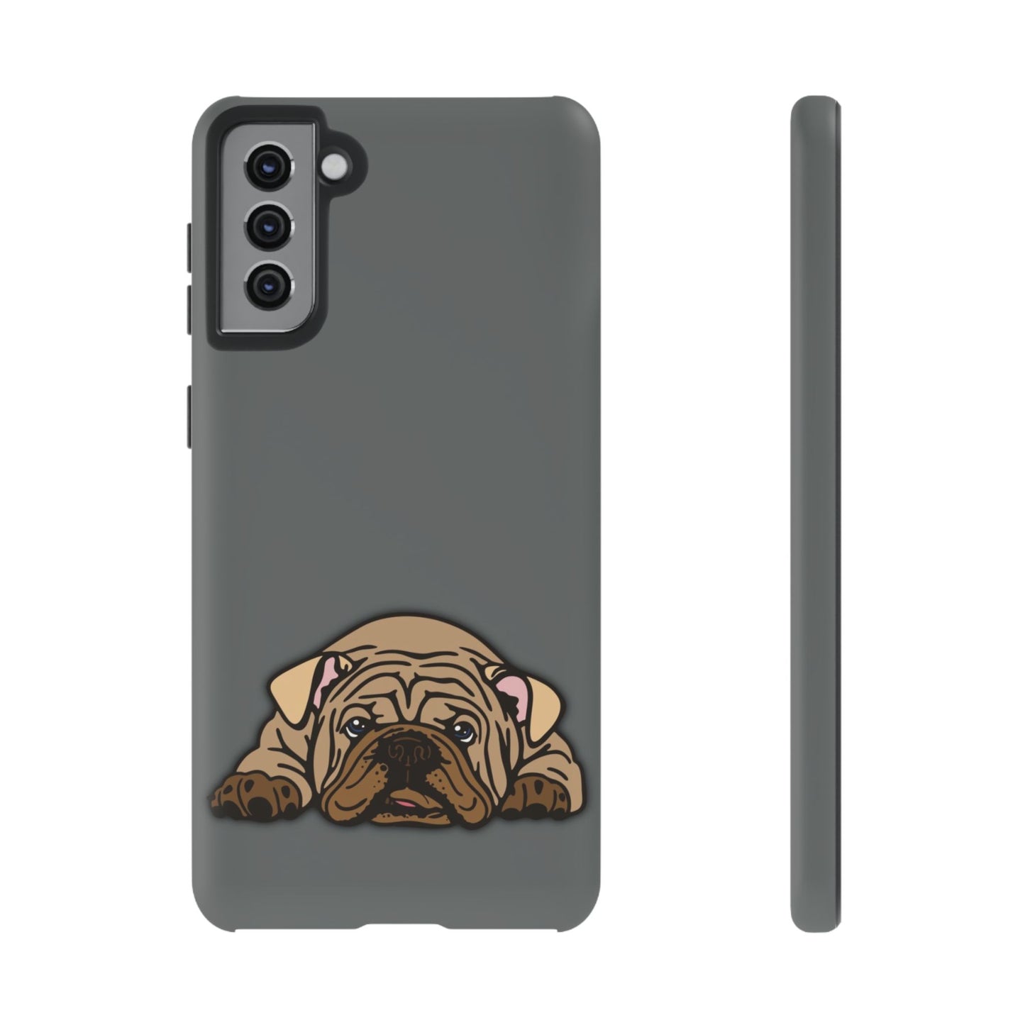 Bulldog Phone Case Gray