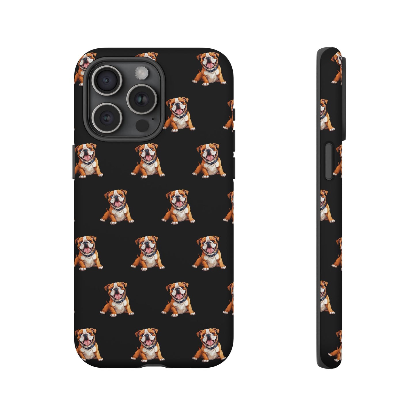 Bulldog Phone Case Black