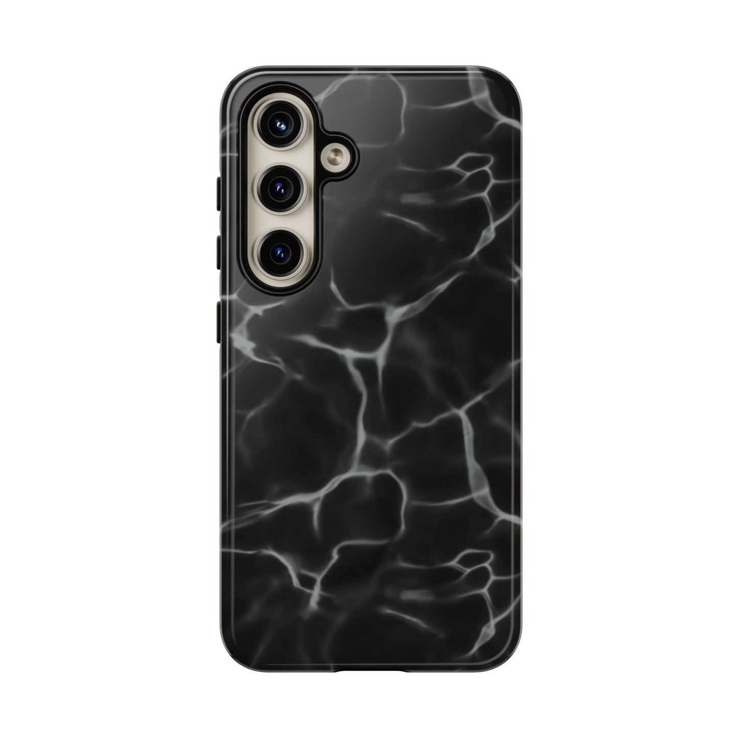 Marble Phone Case Black White