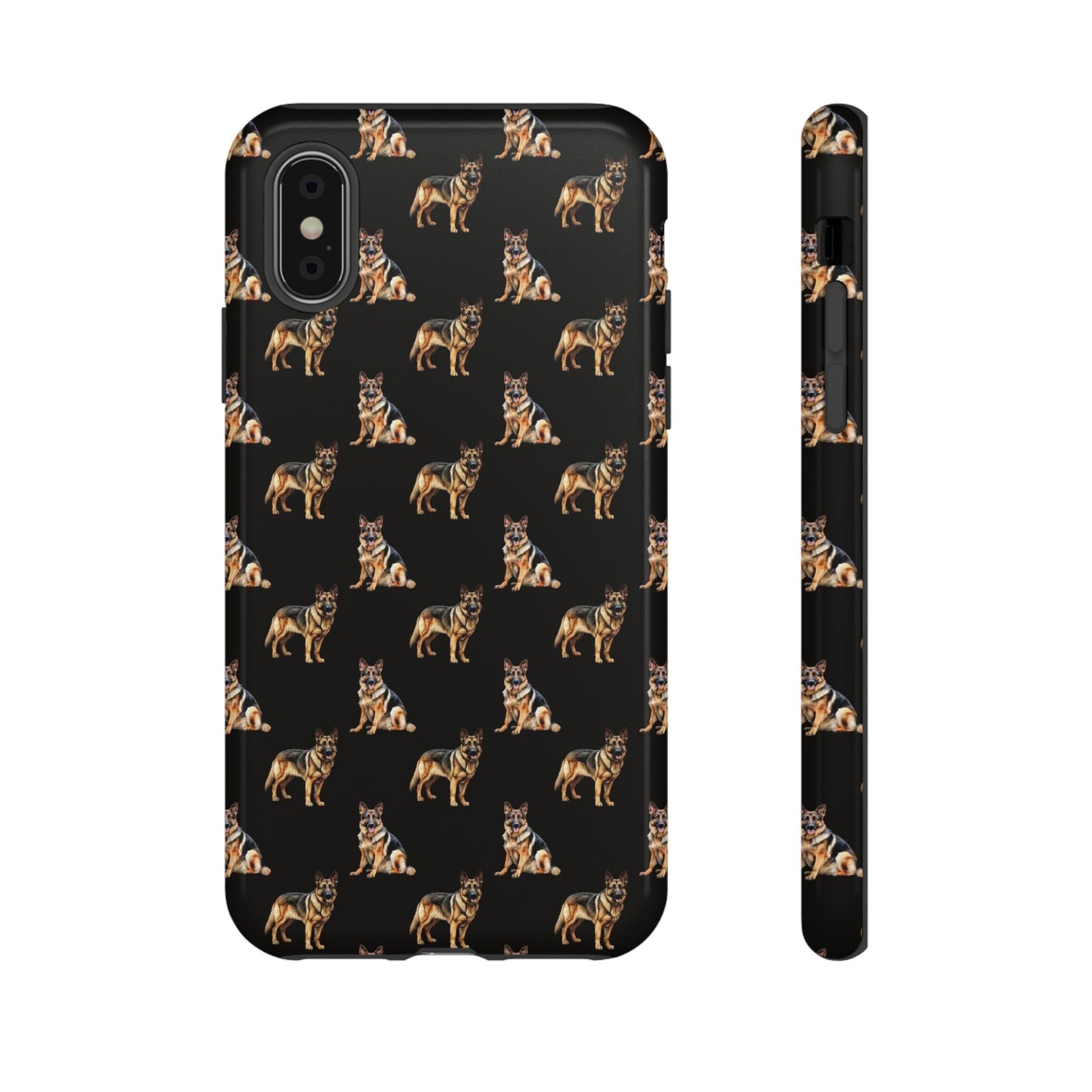 German Shepherd Phone Case Black