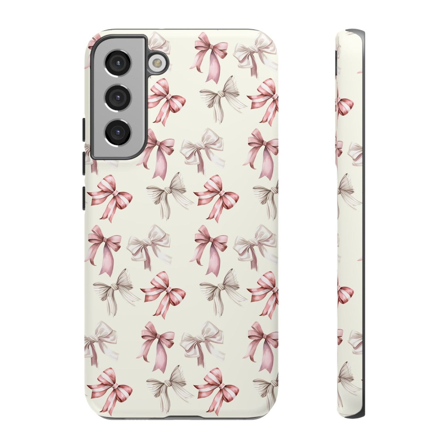 Bow Phone Case Cream