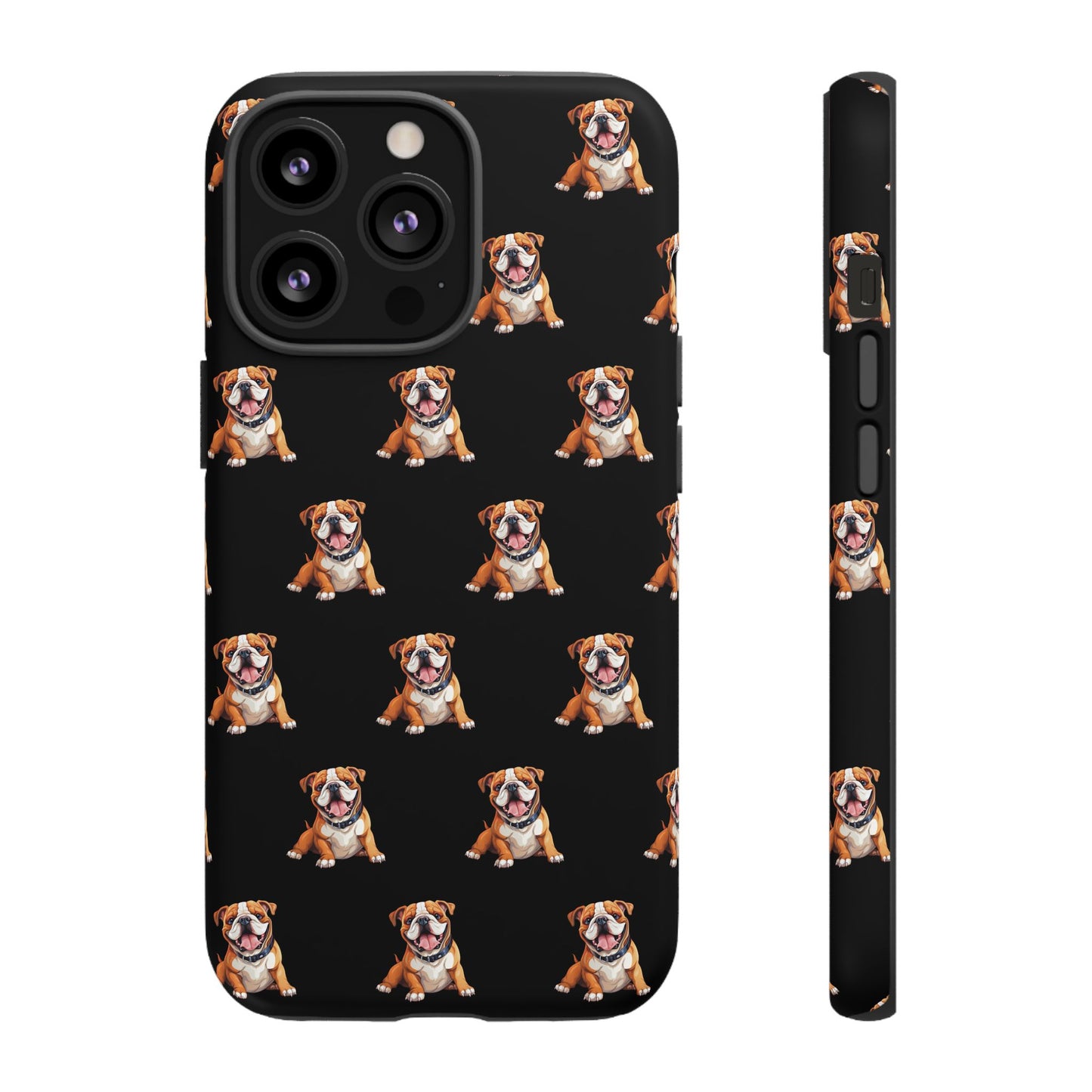 Bulldog Phone Case Black