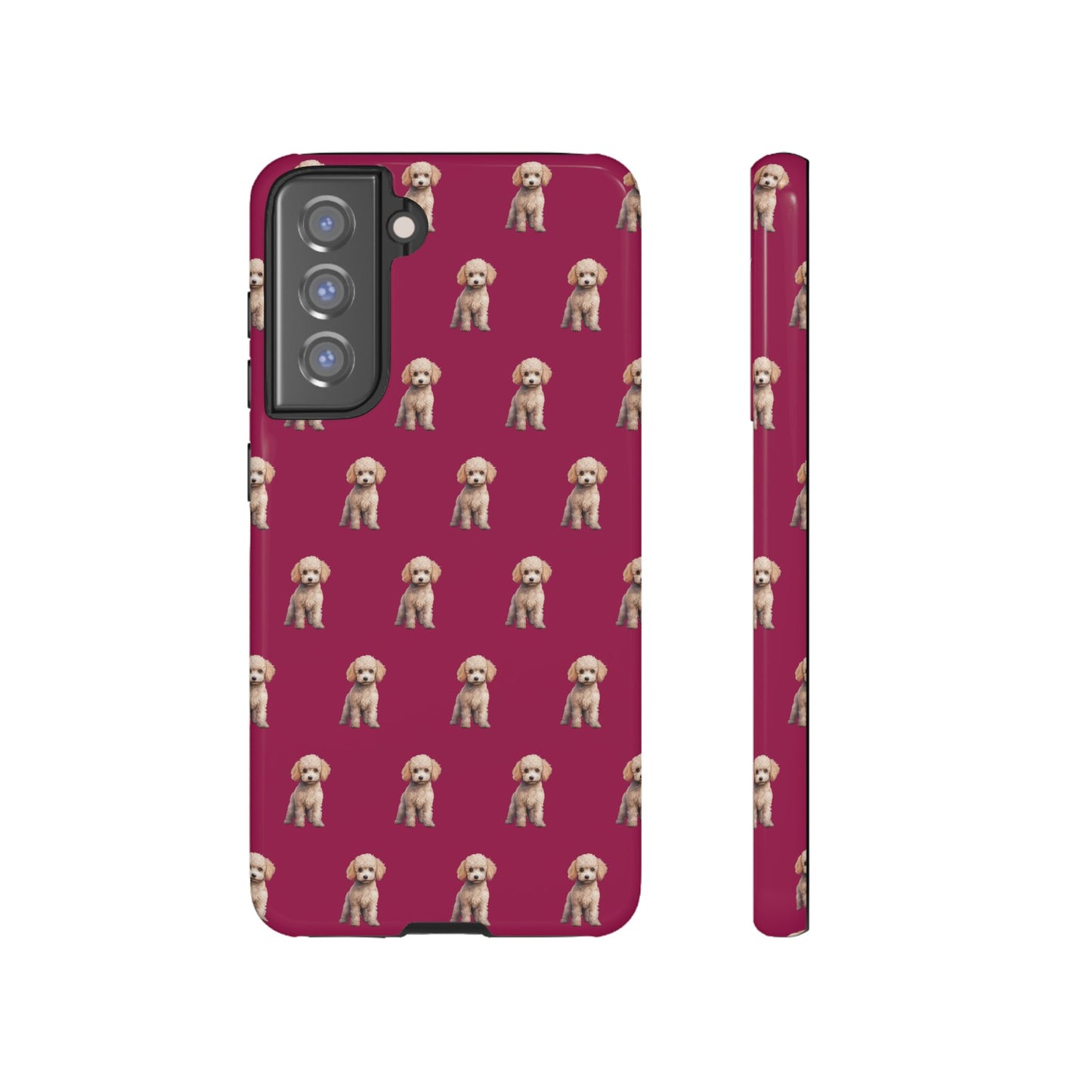 Poodle Phone Case Berry