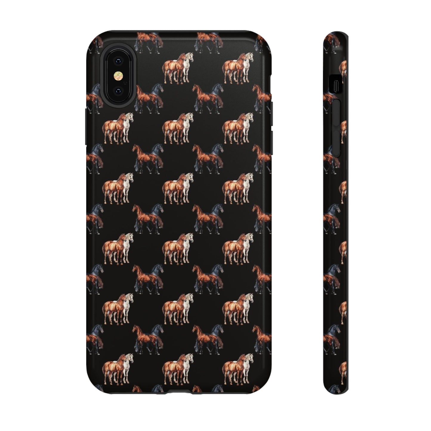 Horse Phone Case Black