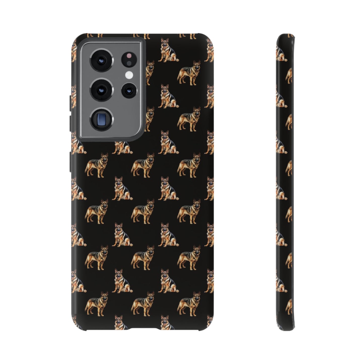 German Shepherd Phone Case Black