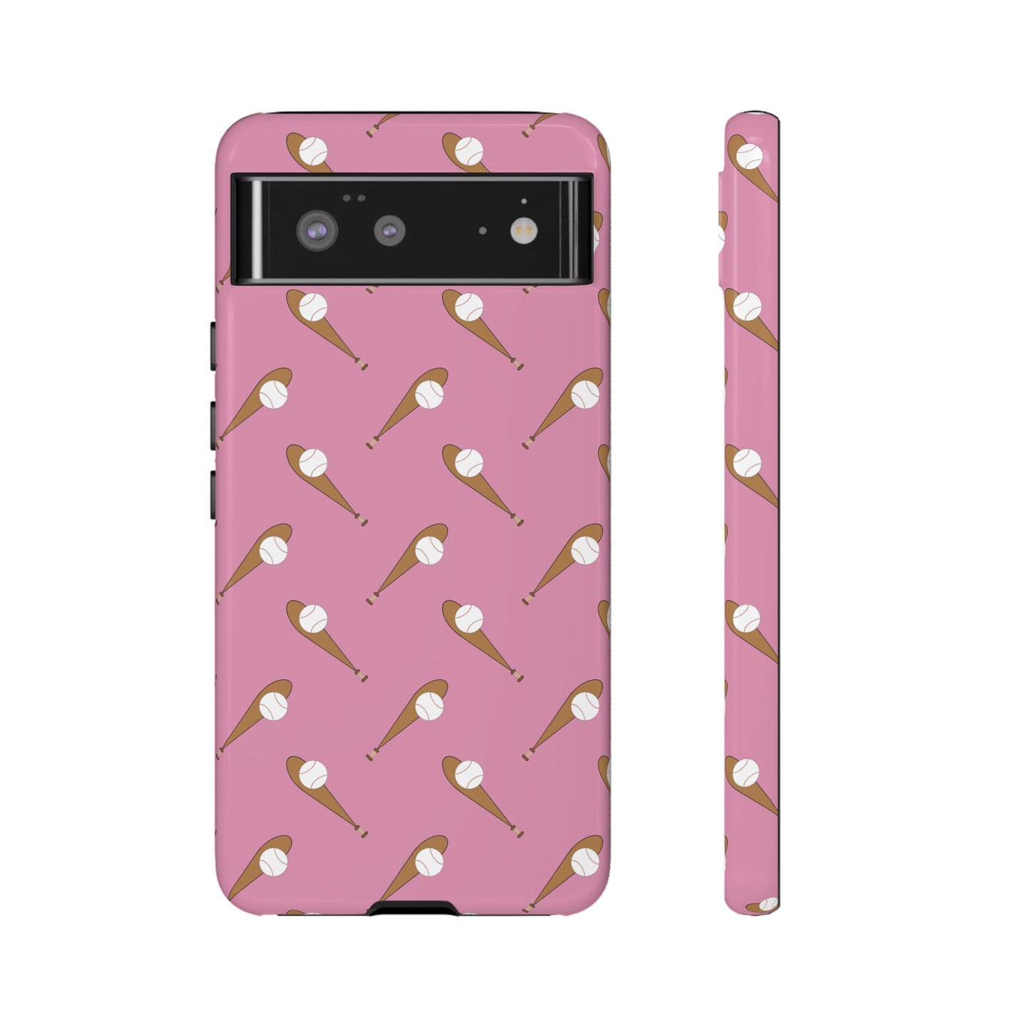 Baseball Phone Case Pink