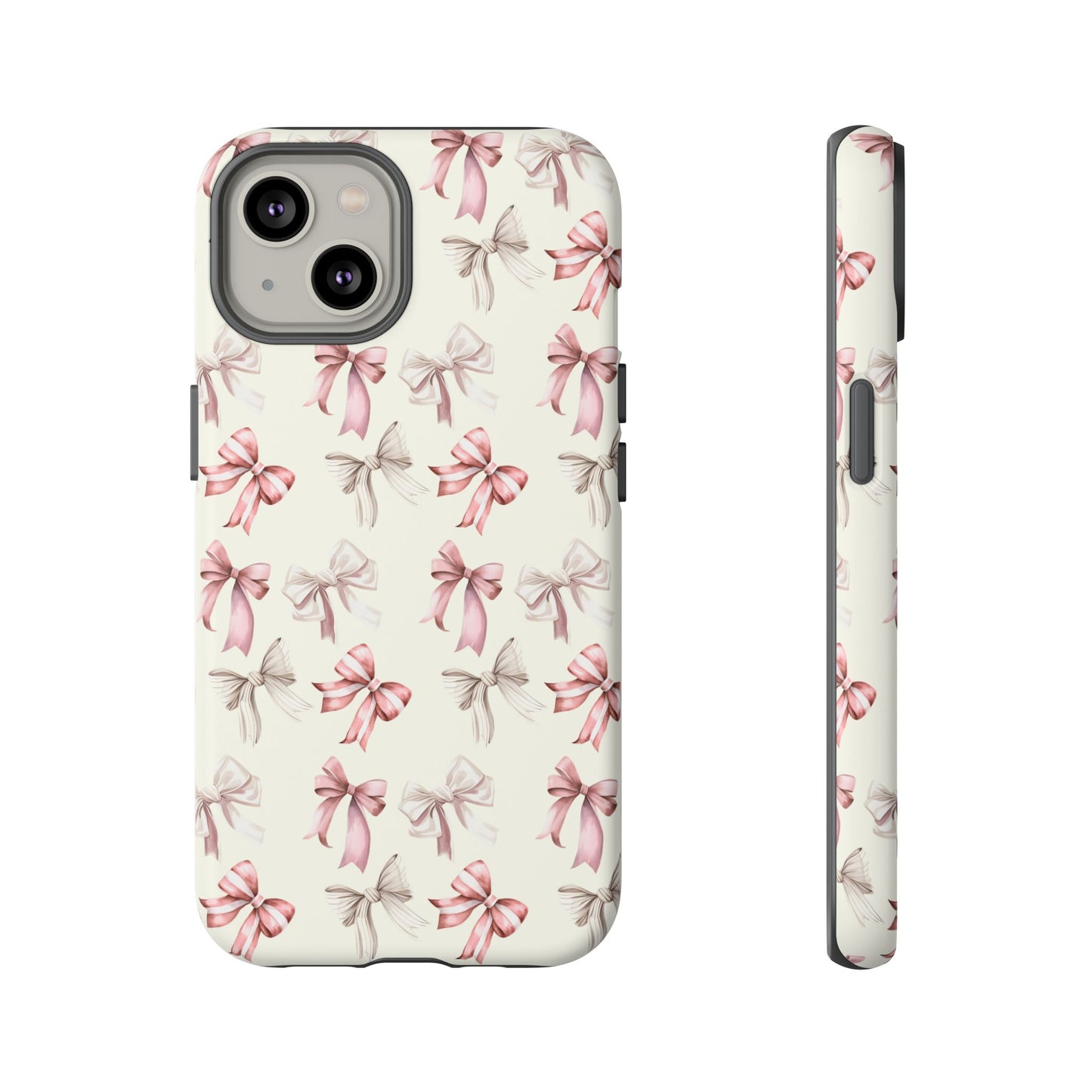 Bow Phone Case Cream