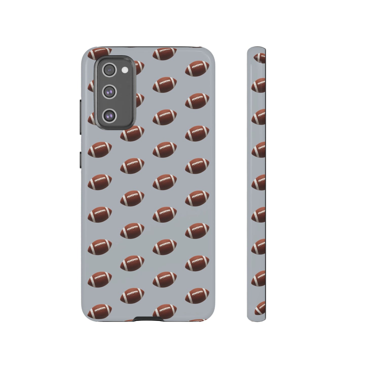 Football Phone Case Silver