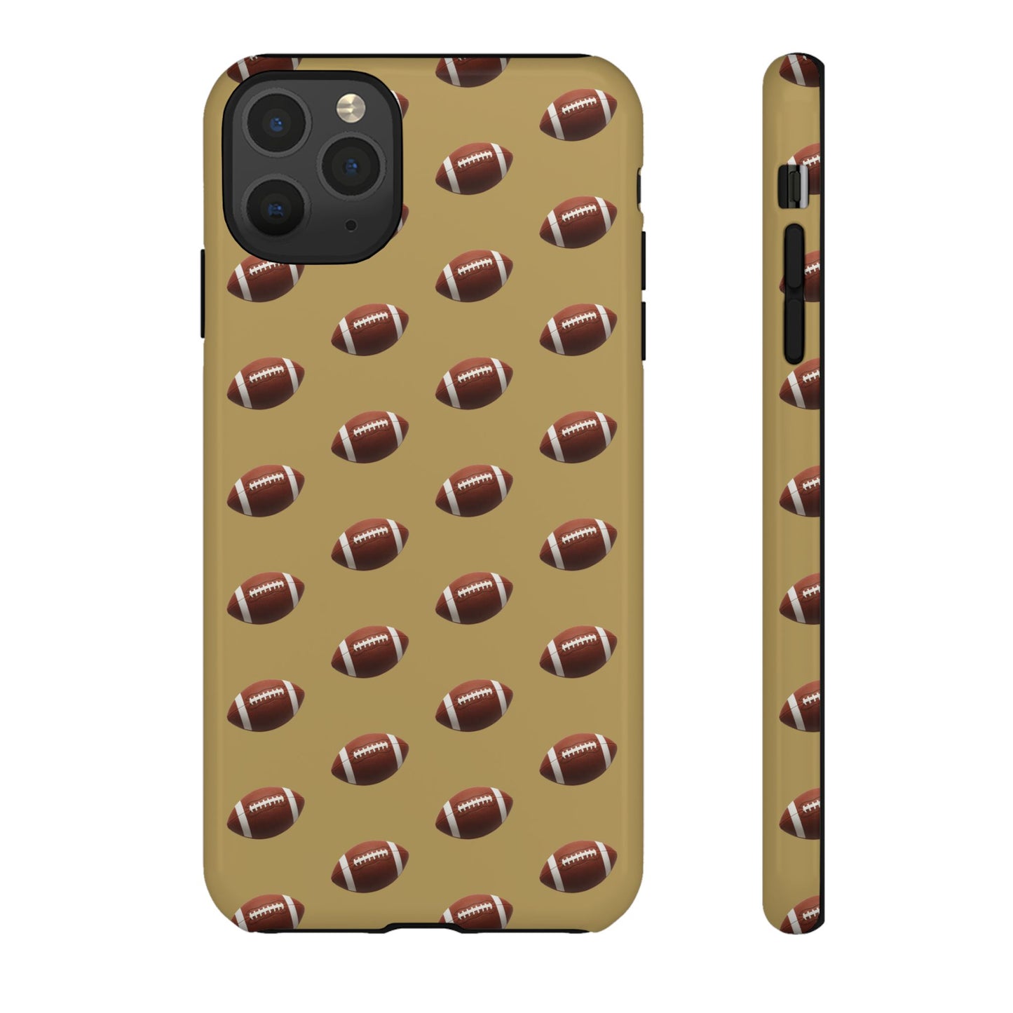 Football Phone Case Gold