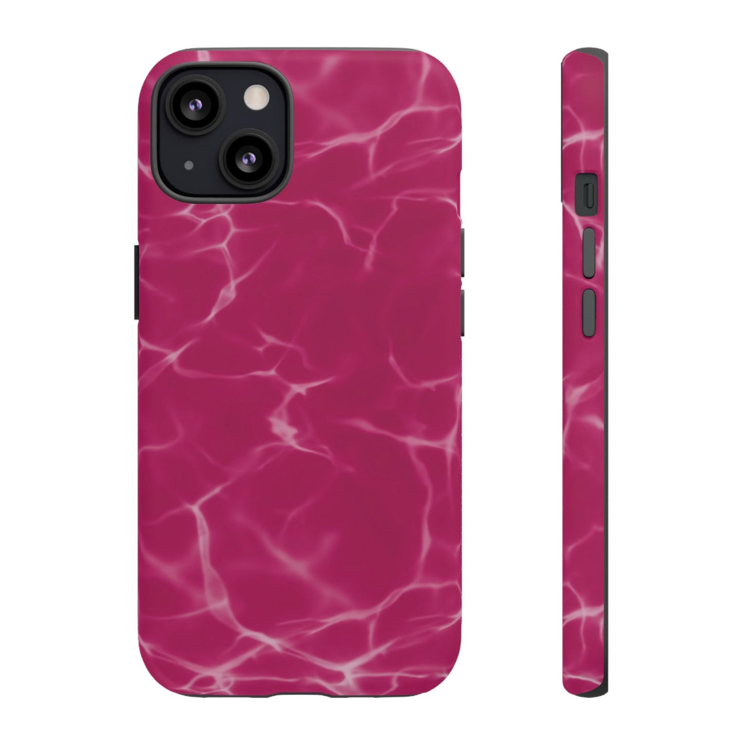 Marble Print Phone Case Berry