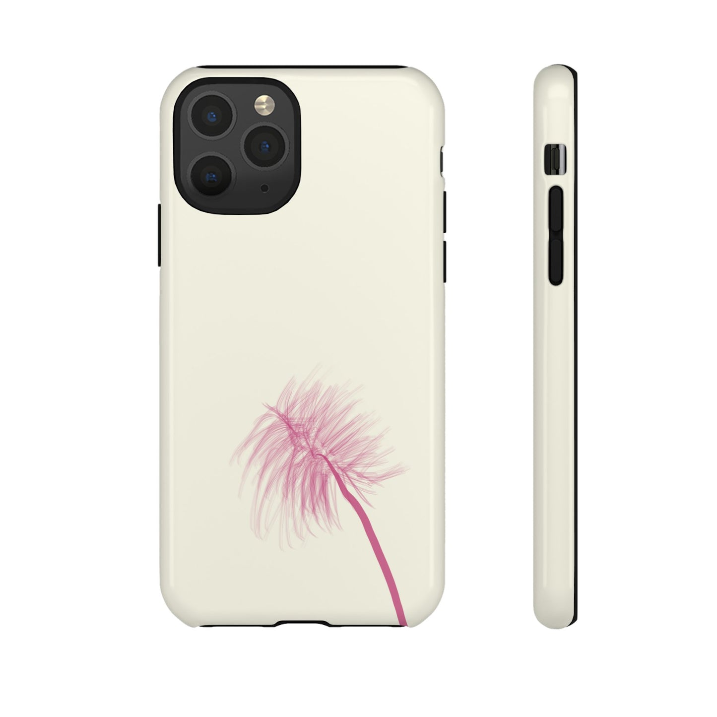 Dandelion Blowball Phone Case Cream