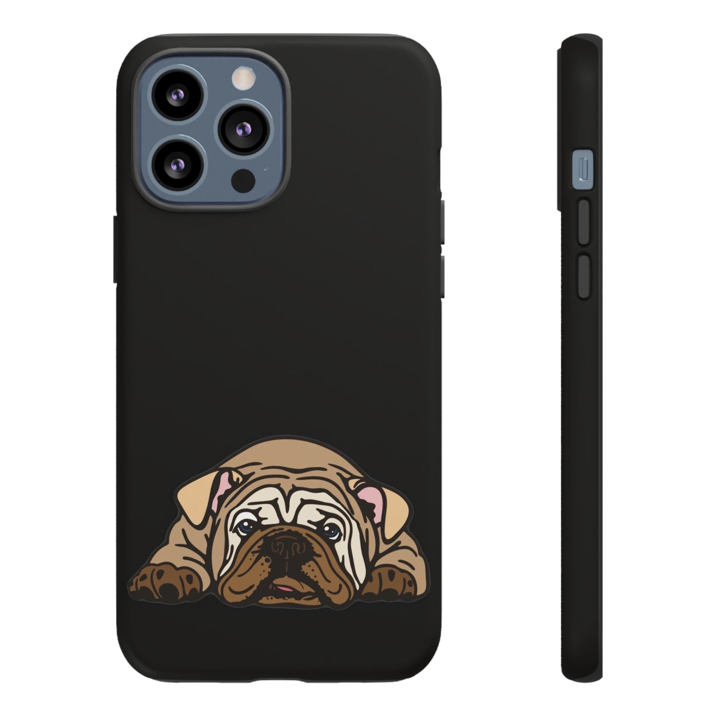 Bulldog Phone Case Black