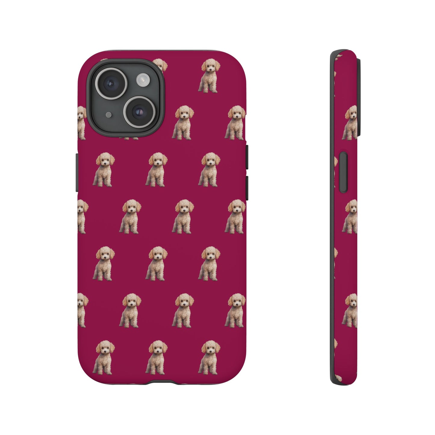 Poodle Phone Case Berry