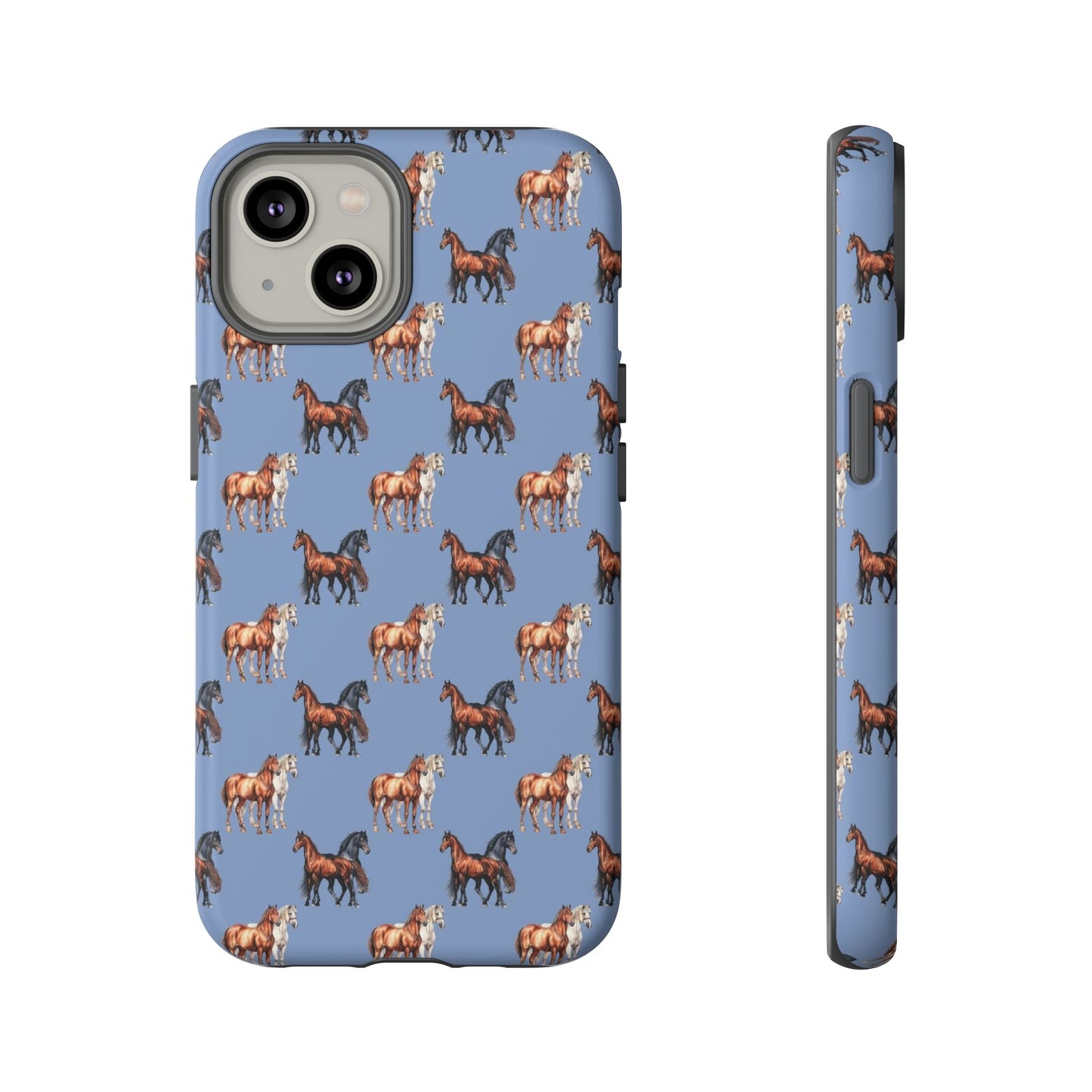 Horse Phone Case Blue