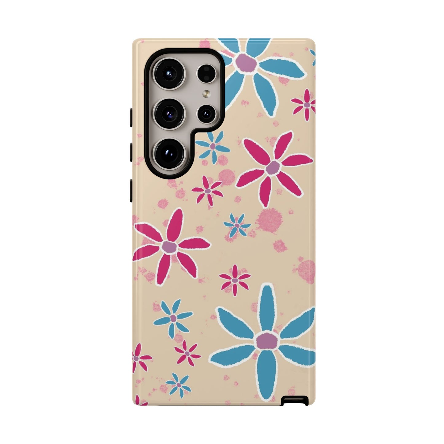 Flower Phone Case Cream