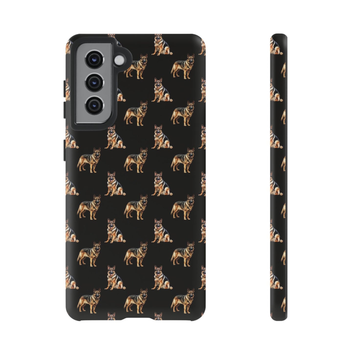 German Shepherd Phone Case Black