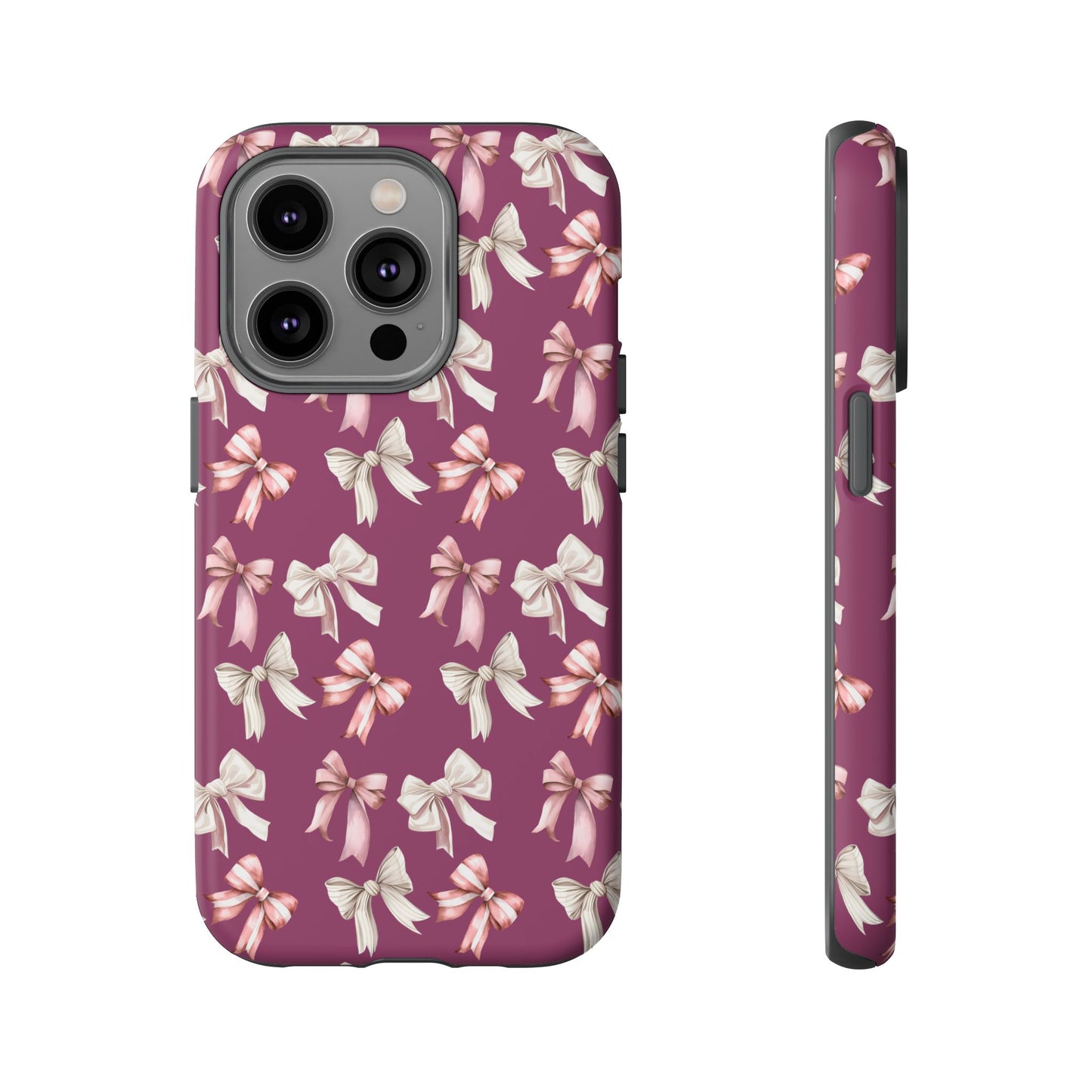 Bow Phone Case Berry