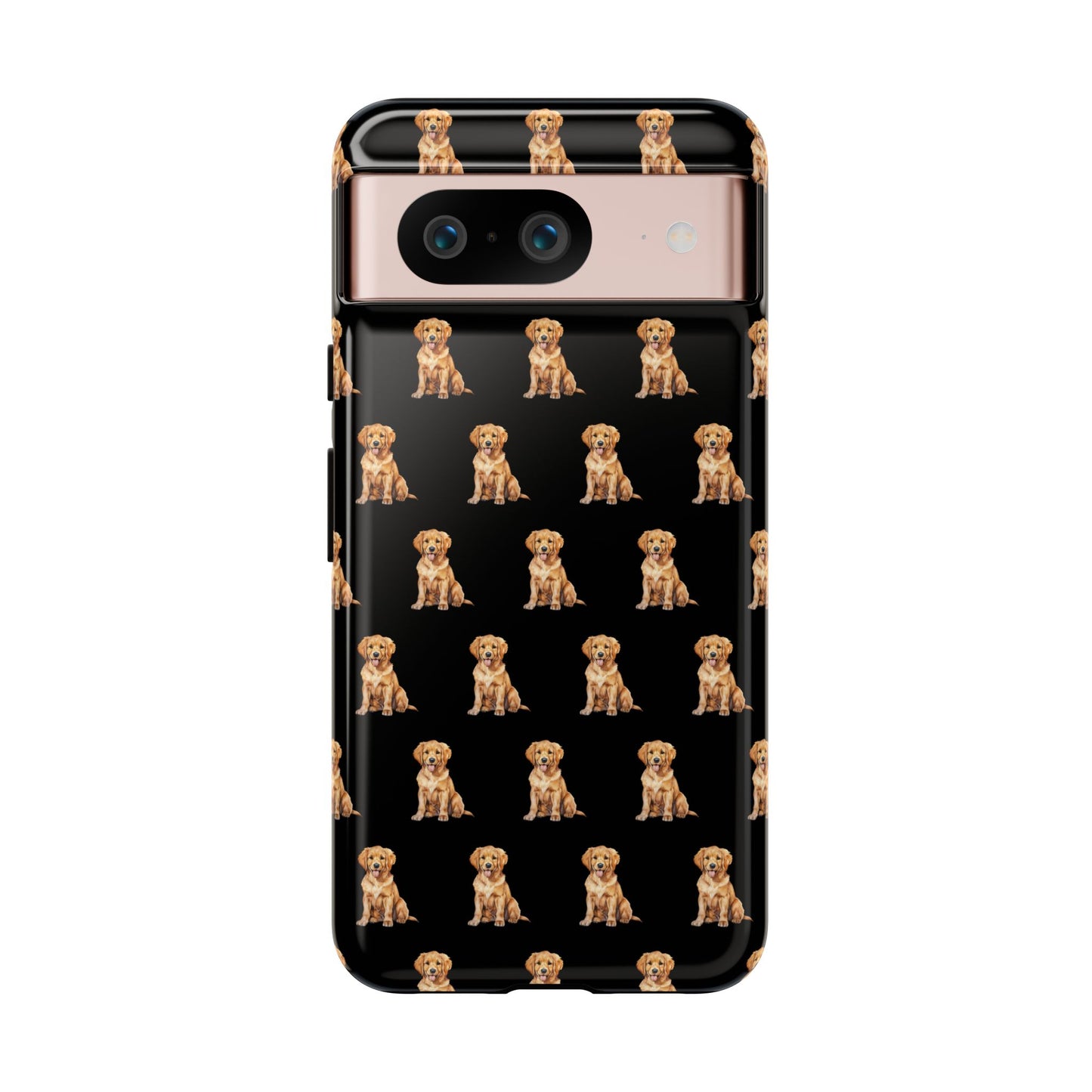 Golden Retriever Phone Case Black