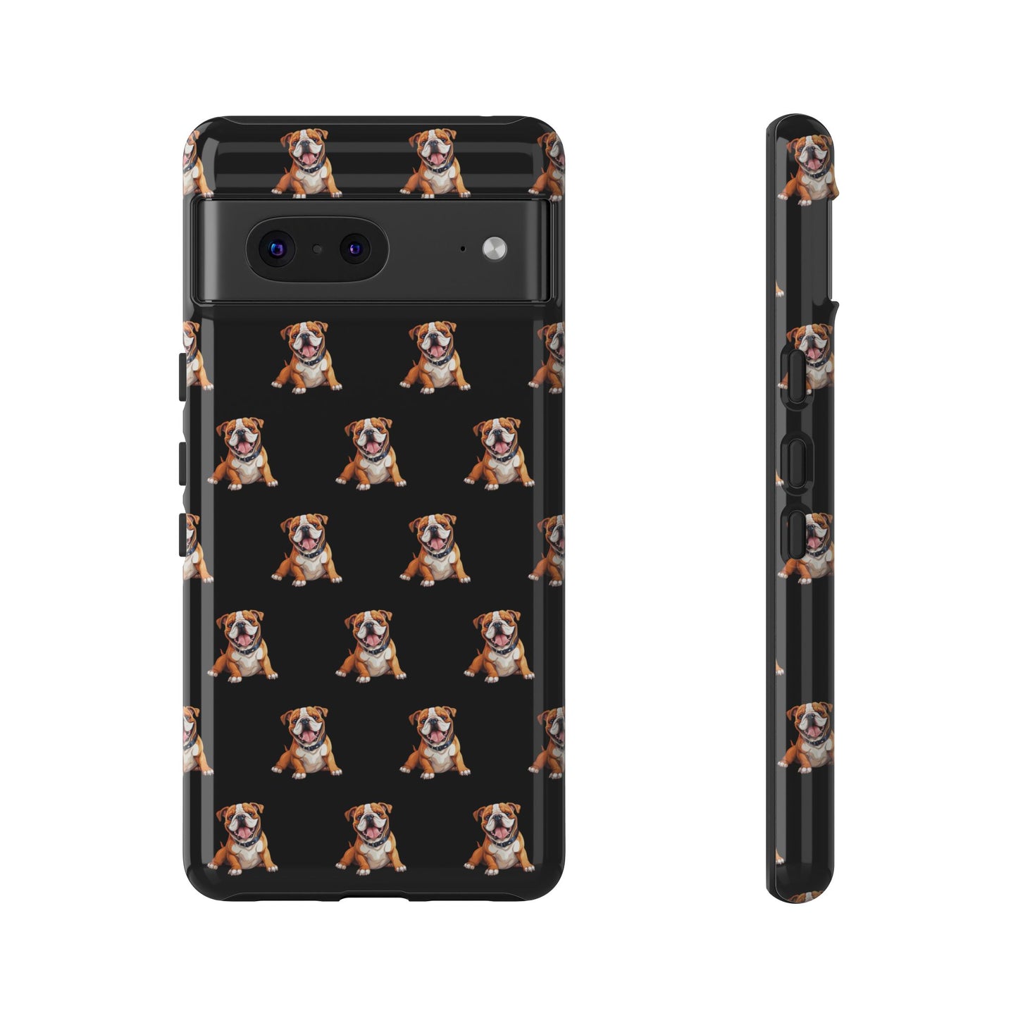 Bulldog Phone Case Black