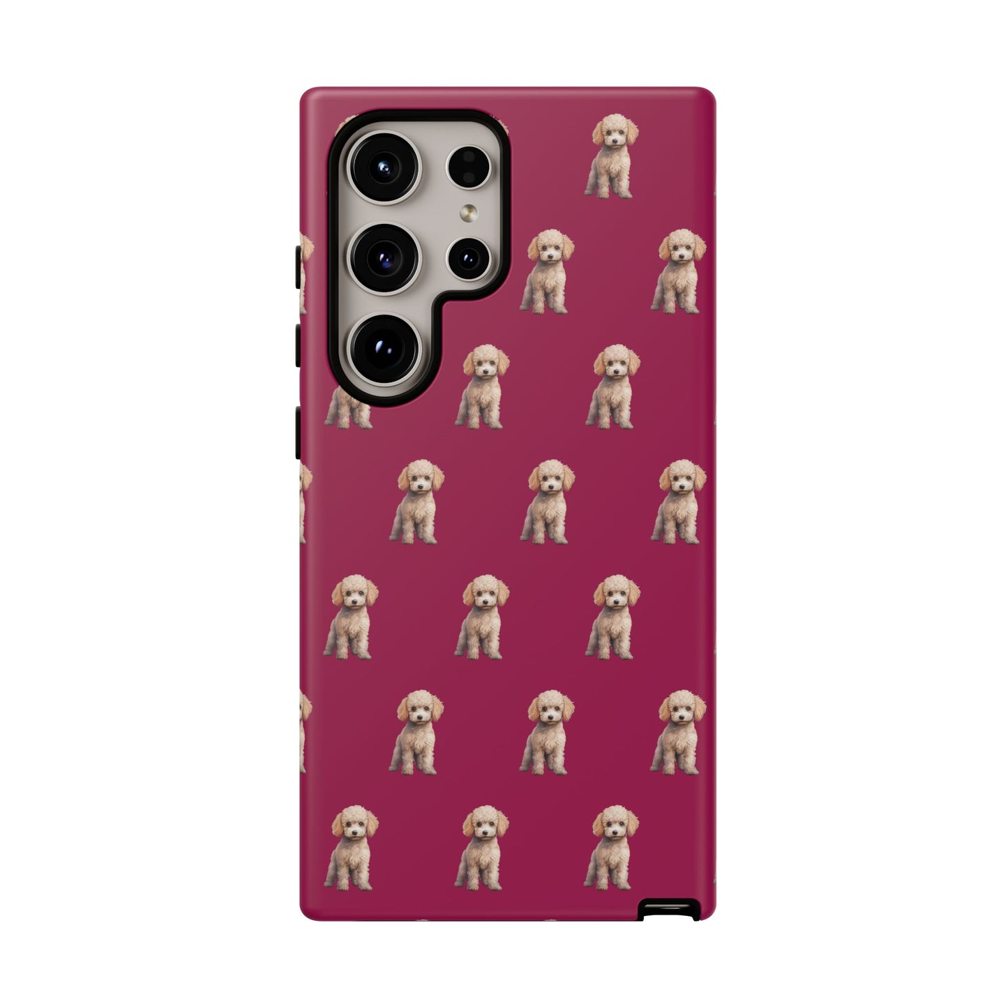 Poodle Phone Case Berry